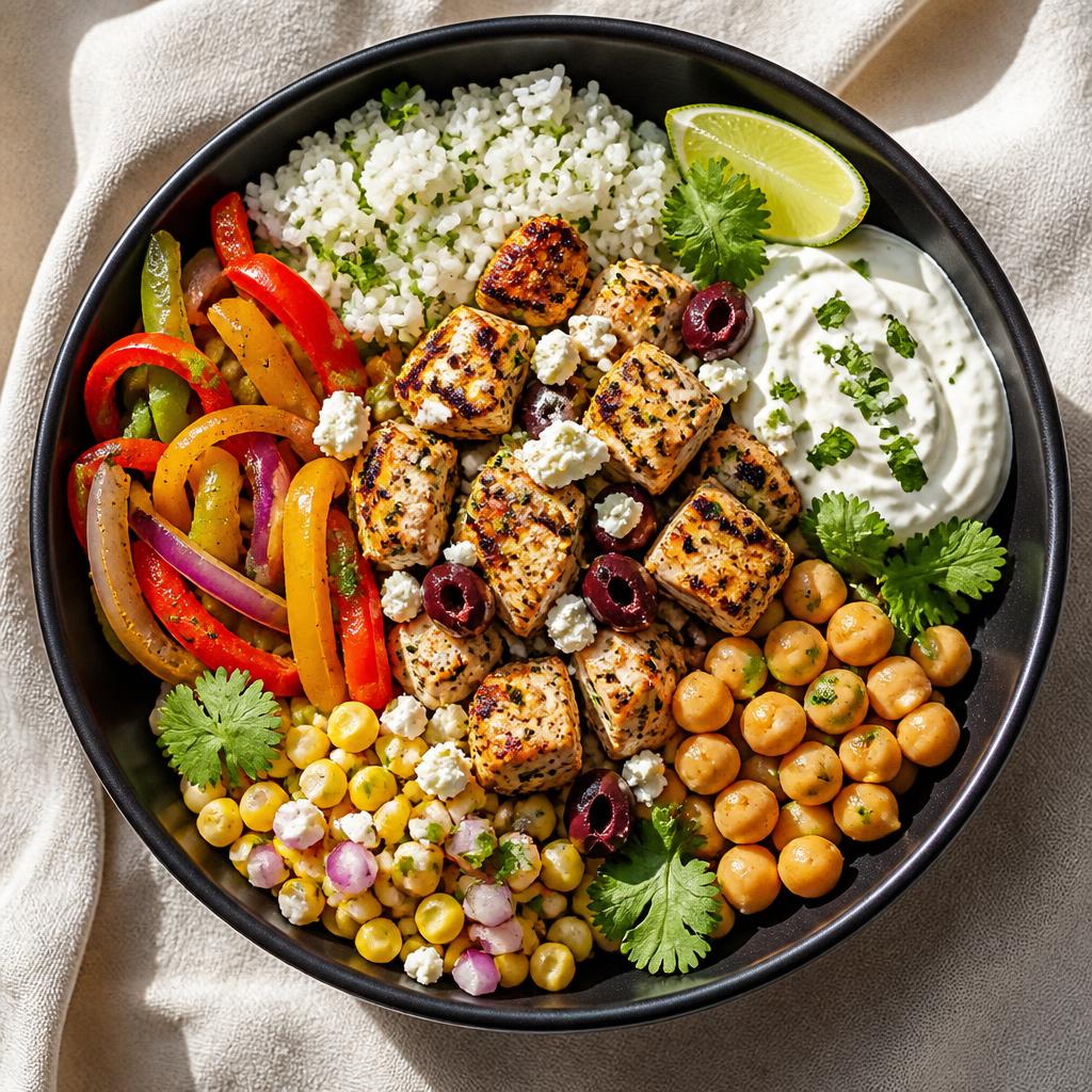 Mediterranean Harvest burrito bowl for Thursday